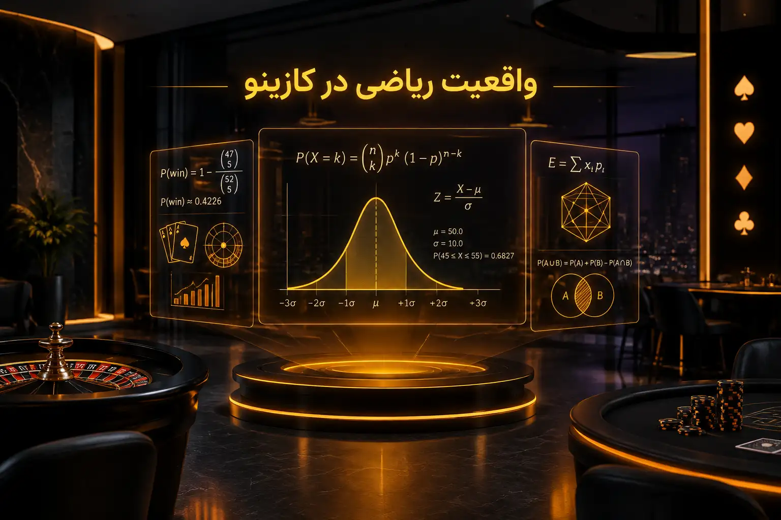 ریاضی در بازی کازینو